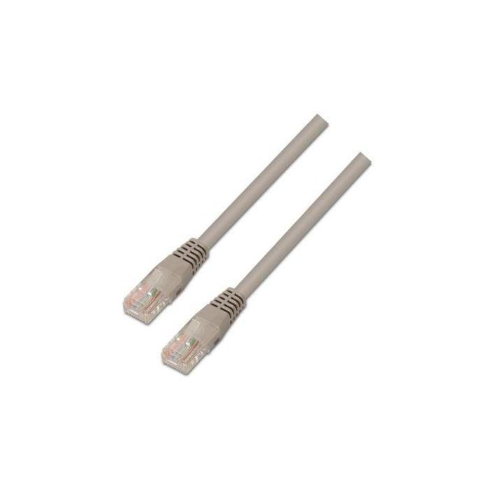 AISENS - CABLE DE RED LATIGUILLO RJ45 CAT.5E UTP AWG24, GRIS, 25CM