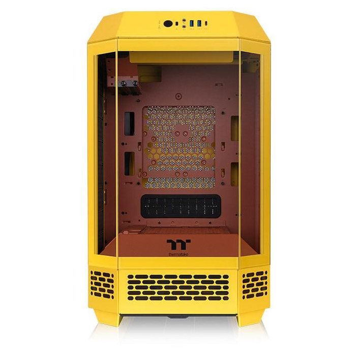 Thermaltake The Tower 250 Butter Caramel Mini Torre PC Mini-ITX Amarillo con Panel LCD 1 Thermaltake The Tower 250 Butter Caramel Mini Torre PC Mini-ITX Amarillo con Panel LCD 1