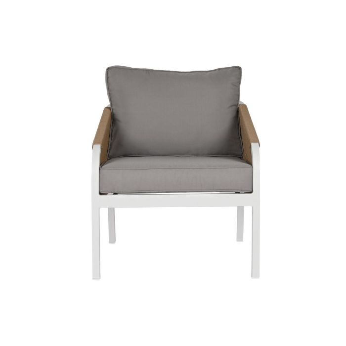 Sofa Terraza Y Jardin DKD Home Decor Blanco Natural 73 x 84 x 189 cm Set de 4 10 Sofa Terraza Y Jardin DKD Home Decor Blanco Natural 73 x 84 x 189 cm Set de 4 10