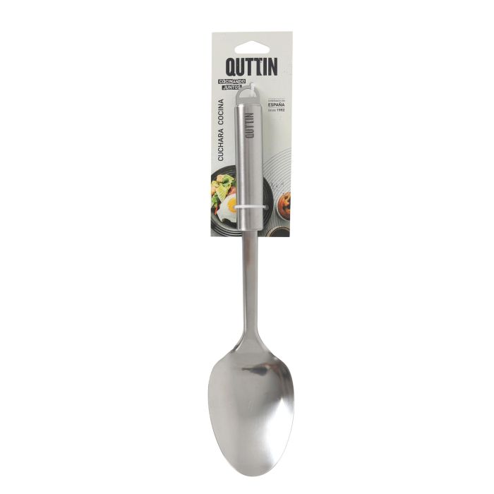 Cuchara de acero inoxidable Silver 33 cm Quttin (24 Unidades) 1 Cuchara de acero inoxidable Silver 33 cm Quttin (24 Unidades) 1