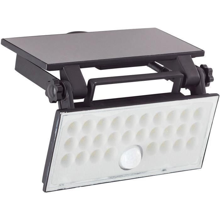Aplique de exterior - BRILLIANT - LUTON - LED y solar - Detector de movimiento - Plástico y metal - 4 W - Negro 5 Aplique de exterior - BRILLIANT - LUTON - LED y solar - Detector de movimiento - Plástico y metal - 4 W - Negro 5