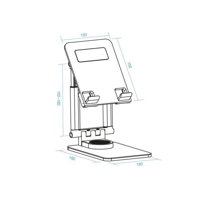 TooQ Hermes Soporte pasivo Teléfono móvil/smartphone, Tablet/UMPC Negro 3 TooQ Hermes Soporte pasivo Teléfono móvil/smartphone, Tablet/UMPC Negro 3