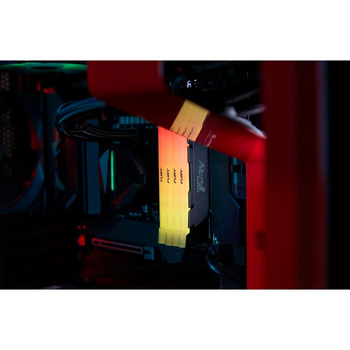 Kingston FURY Renegade RGB 64GB DDR4 3600MT/s CL18 DIMM Kit de 2 para PC 23 Kingston FURY Renegade RGB 64GB DDR4 3600MT/s CL18 DIMM Kit de 2 para PC 23