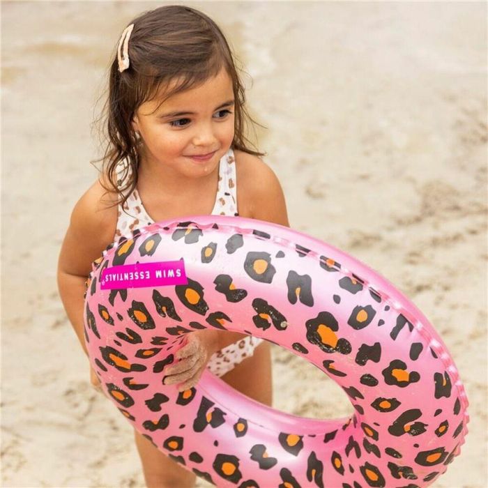 Flotador Hinchable Swim Essentials Leopard Rosa claro 2