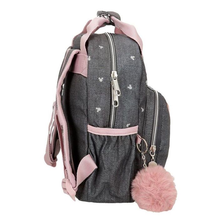 Mochila Escolar Disney Adapt Negro 6
