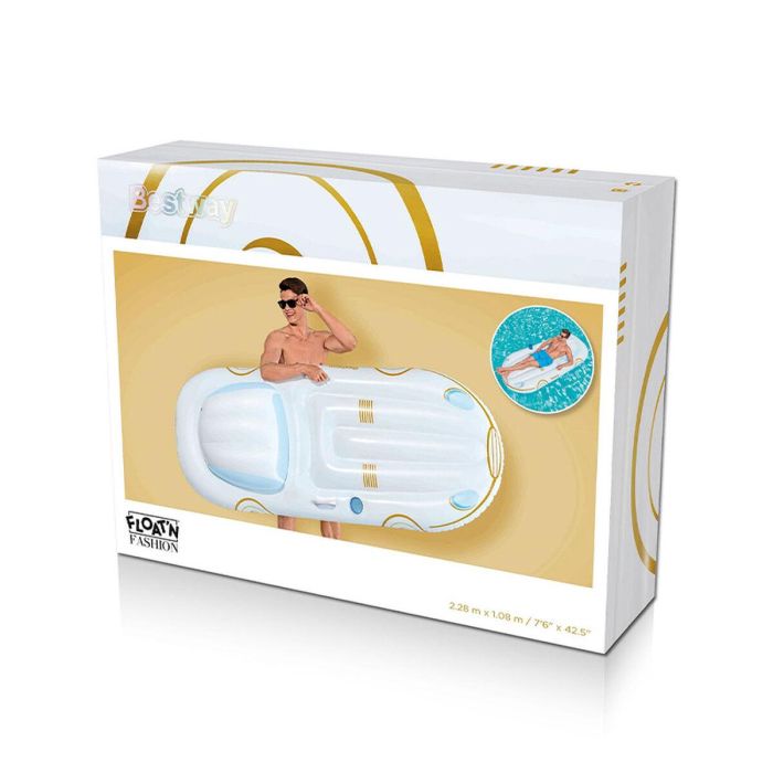 Bestway Colchoneta Hinchable Curcero con Respaldo y Asas 228x108 cm Playa y Piscina 43651 22