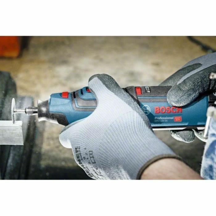 Bosch Professional Gro 12V-35 Herramienta rotativa multifunción 35.000 rpm, 12V, incluye 2 baterías 2,0Ah, en L-BOXX con LED 2