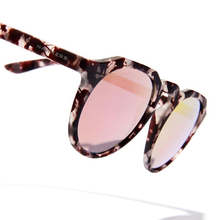 Hawkers CAREY GREY #rose gold Gafas de Sol Redondas para Adultos 1 u 2