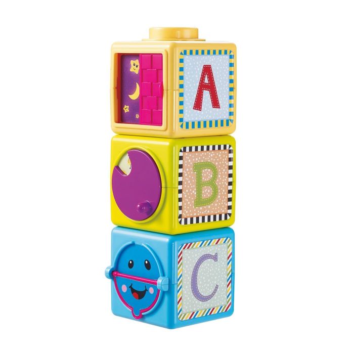 Tachan Cubos de Aprendizaje y Actividades Encajables Educativos con Colores Brillantes para +12 Meses 3