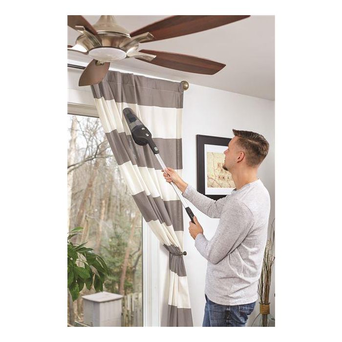 Black+Decker NSVA-315-J Escoba Recargable 4 en 1 16,2Wh Aspirador Sin Cable Litio 10,8V 5