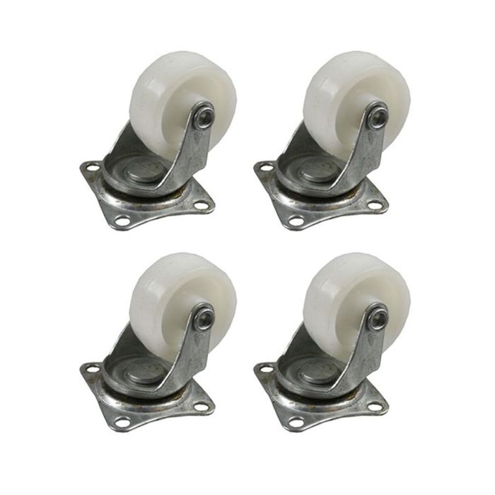 Set 4 ruedas 50mm blancas Set 4 ruedas 50mm blancas