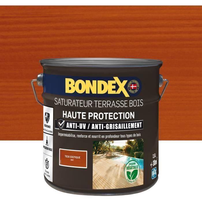 BONDEX - Saturador - Teca - Mate - 2,5 L BONDEX - Saturador - Teca - Mate - 2,5 L