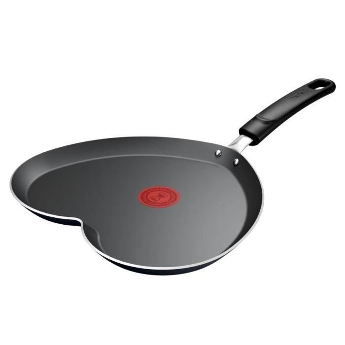 Sartén para crepes Tefal Heart  25 cm  revestimiento antiadherente  Tecnología Thermo-Spot  Edición limitada