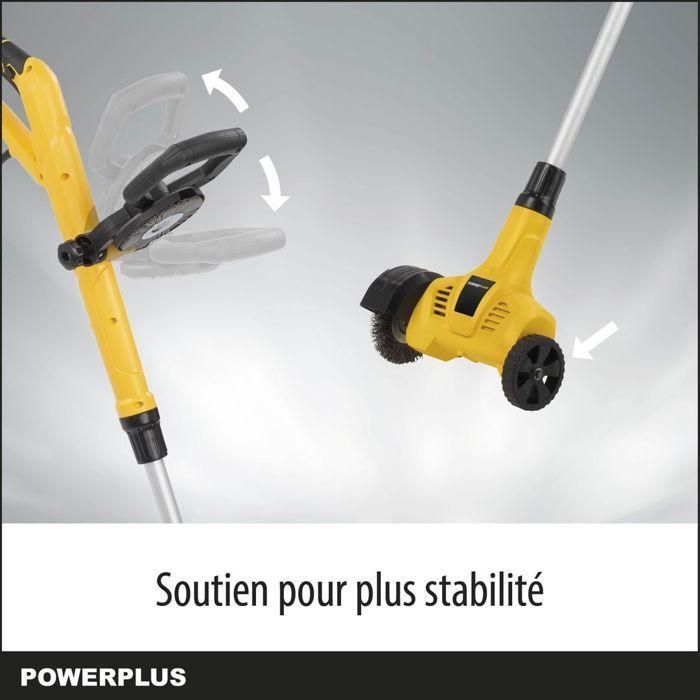 PowerPlus POWXG6650 ELECTROLELA DE PALABRA TELESCÁPICO - Extractor de malezas, 400 W, con cepillo de nylon y acero 3 PowerPlus POWXG6650 ELECTROLELA DE PALABRA TELESCÁPICO - Extractor de malezas, 400 W, con cepillo de nylon y acero 3
