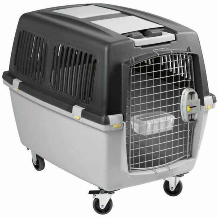 Caja de transporte - KERBL - Gulliver Mega - 81 x 61 x 60 cm - Gris