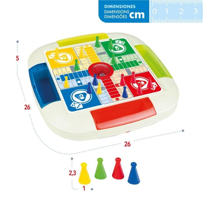 Tablero de Parchís y Oca CB Games 26 x 5 x 26 cm (6 Unidades) 2 Tablero de Parchís y Oca CB Games 26 x 5 x 26 cm (6 Unidades) 2