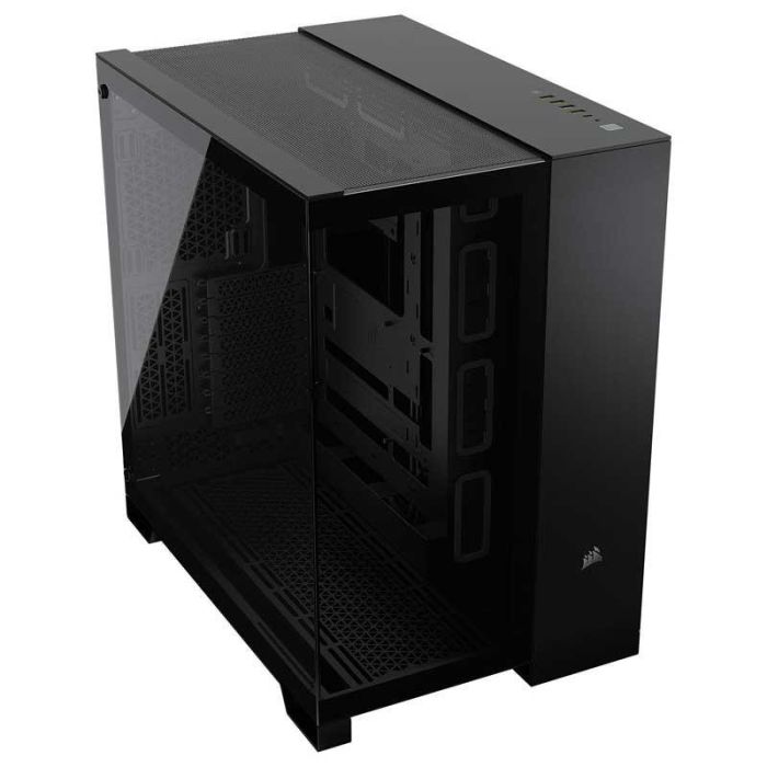 Corsair 6500X Caja Semitorre Gaming ATX Doble Cámara, Paneles Cristal Templado Panorámico, USB-C Frontal y Conexión Inversa 1 Corsair 6500X Caja Semitorre Gaming ATX Doble Cámara, Paneles Cristal Templado Panorámico, USB-C Frontal y Conexión Inversa 1