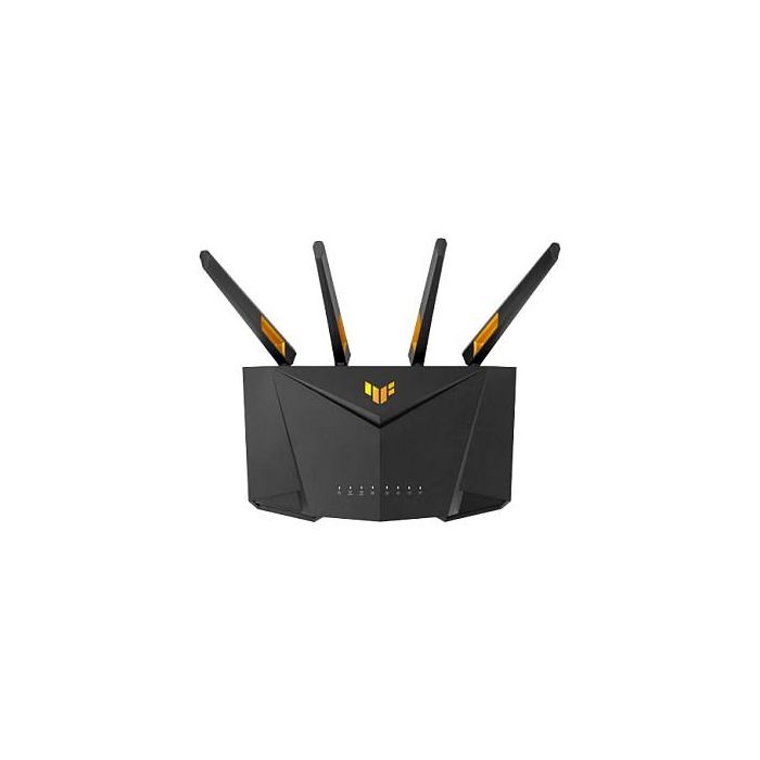 ASUS Router Inalámbrico TUF Gaming AX3000 V2 Doble Banda Wi-Fi 6 (802.11ax) hasta 2402 Mbit/s Gigabit Ethernet Negro Naranja