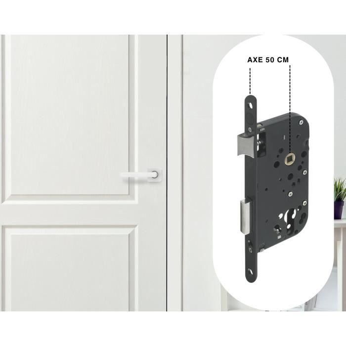 Yale Y60R-A50/N Cerradura de Embutir para Cilindro - Husillo 50mm, Cuerpo 148mm - Para Puertas de Entrada, Servicio, Locales Sensibles 3 Yale Y60R-A50/N Cerradura de Embutir para Cilindro - Husillo 50mm, Cuerpo 148mm - Para Puertas de Entrada, Servicio, Locales Sensibles 3
