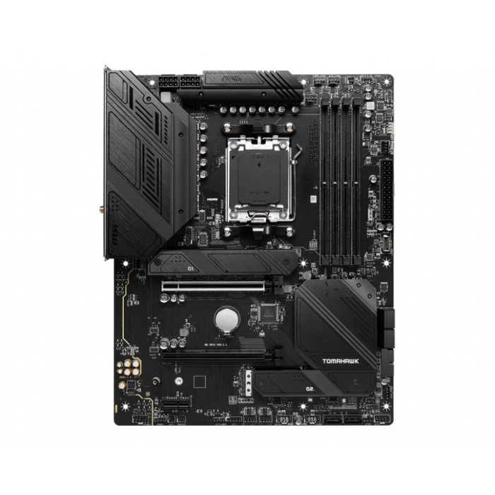 MSI MAG B650 Tomahawk WiFi Placa Base AMD B650 Socket AM5 ATX DDR5 para Ryzen 7000 Series, Wi-Fi 6E, 2.5G Ethernet 1