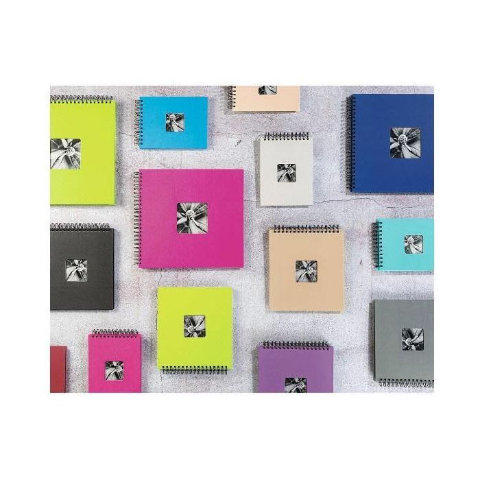 Hama Fine Art Spiral blau 36x32 50 schwarze Seiten 090142 5