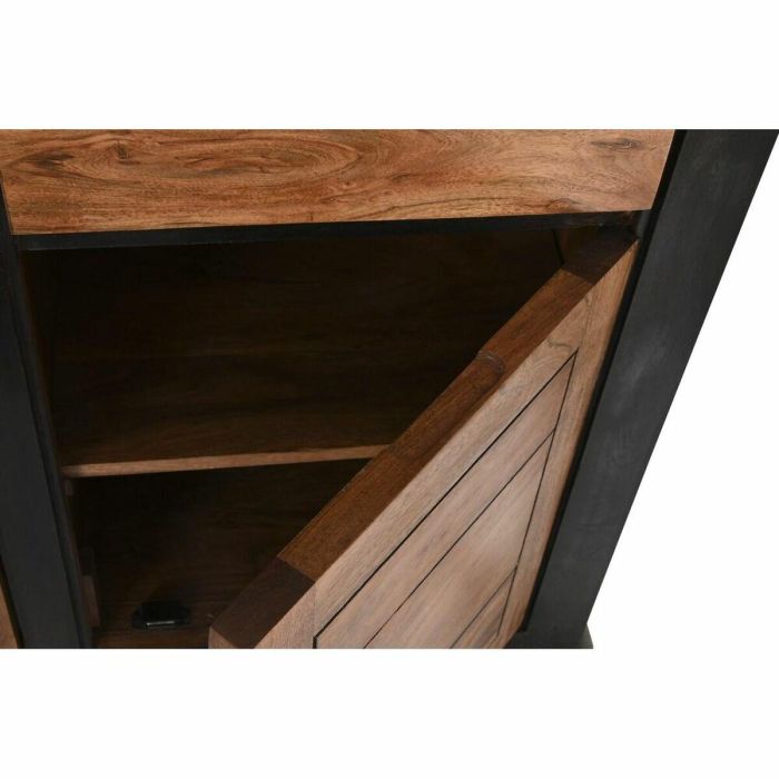 Buffet DKD Home Decor Negro Negro 45 x 86 x 200 cm 6 Buffet DKD Home Decor Negro Negro 45 x 86 x 200 cm 6