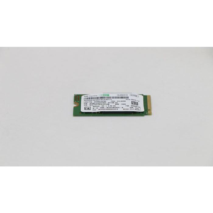 Lenovo SSD M.2 PCIe NVMe FRU SSD 512GB RoHS SK Hynix M.2 BC501-PLP 512GB 2 Lenovo SSD M.2 PCIe NVMe FRU SSD 512GB RoHS SK Hynix M.2 BC501-PLP 512GB 2