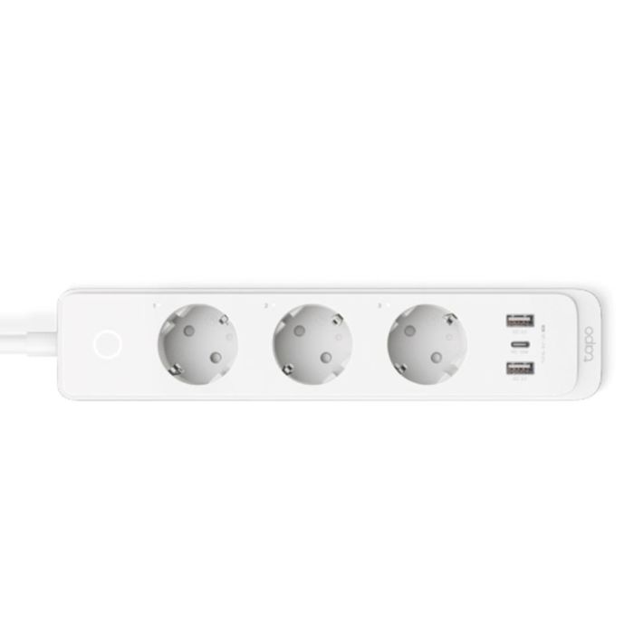 TP-Link Tapo P300 Regleta Inteligente Wi-Fi 3 Tomas de Corriente 2 USB-A 1 USB-C Carga Rápida 18W PD/QC 3.0 Control Individual por Voz y App HomeKit Blanca 1 TP-Link Tapo P300 Regleta Inteligente Wi-Fi 3 Tomas de Corriente 2 USB-A 1 USB-C Carga Rápida 18W PD/QC 3.0 Control Individual por Voz y App HomeKit Blanca 1