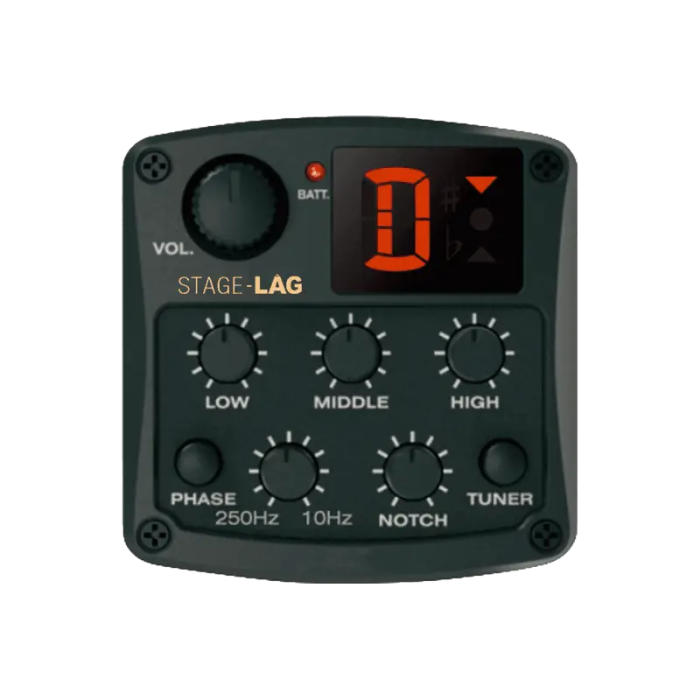 LAG Guitarra Clásica Electroacústica Occitania 88 - 4/4 Cutaway Natural Brillo Abeto Engelmann Macizo Khaya Stage LAG 4