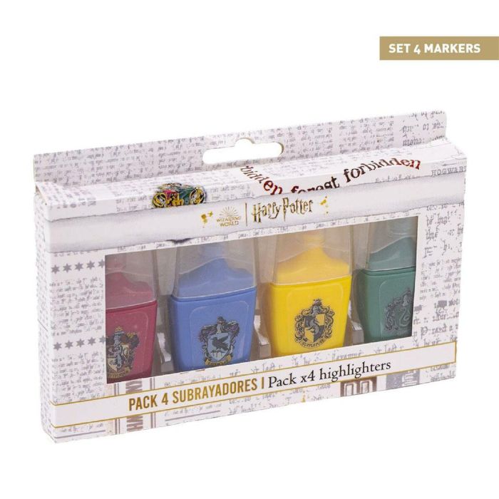 Subrayadores pack x4 harry potter 2 Subrayadores pack x4 harry potter 2