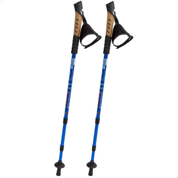 Set de 2 bastones de trekking Aktive 5 x 135 x 5 cm (6 Unidades) 5 Set de 2 bastones de trekking Aktive 5 x 135 x 5 cm (6 Unidades) 5