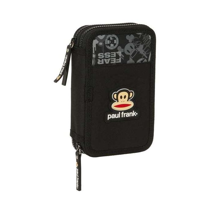 Plumier Doble Paul Frank Join the fun Negro 12.5 x 19.5 x 4 cm (28 piezas) 0 Plumier Doble Paul Frank Join the fun Negro 12.5 x 19.5 x 4 cm (28 piezas) 0