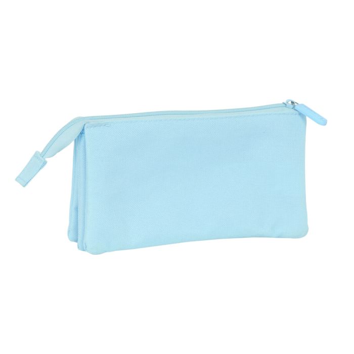 Safta Estuche Escolar Portatodo Triple con Tres Cremalleras Kappa Basics, Organizador de Material Escolar 120x220x30 mm Safta Estuche Escolar Portatodo Triple con Tres Cremalleras Kappa Basics, Organizador de Material Escolar 120x220x30 mm