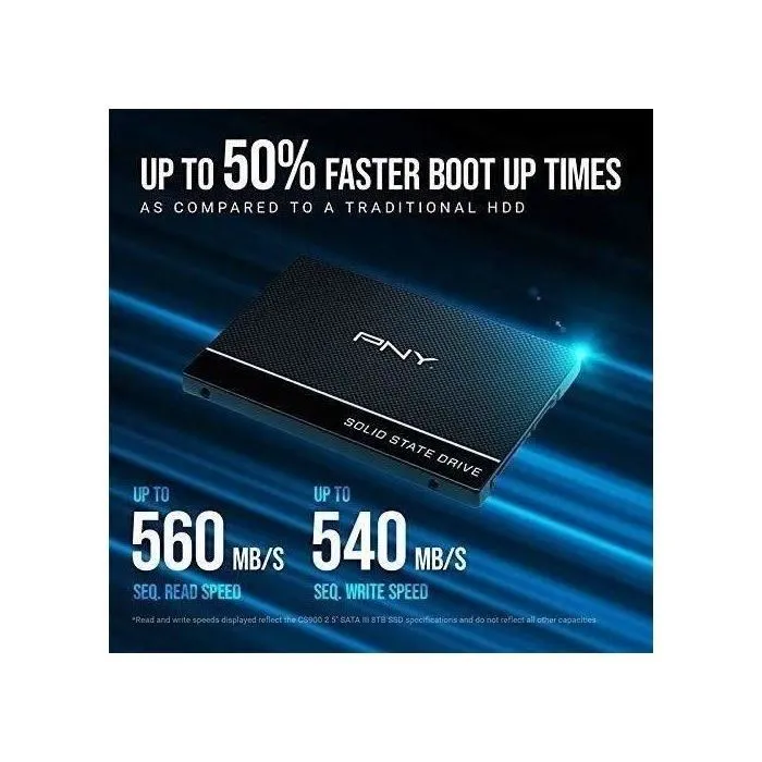 PNY CS900 SSD 500GB 2.5 SATA III 4
