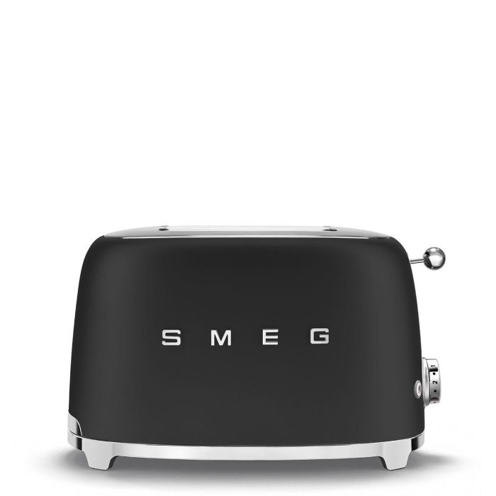 Smeg TSF01BLMEU Tostador de Pan 2X2 50´Style Negro Mate