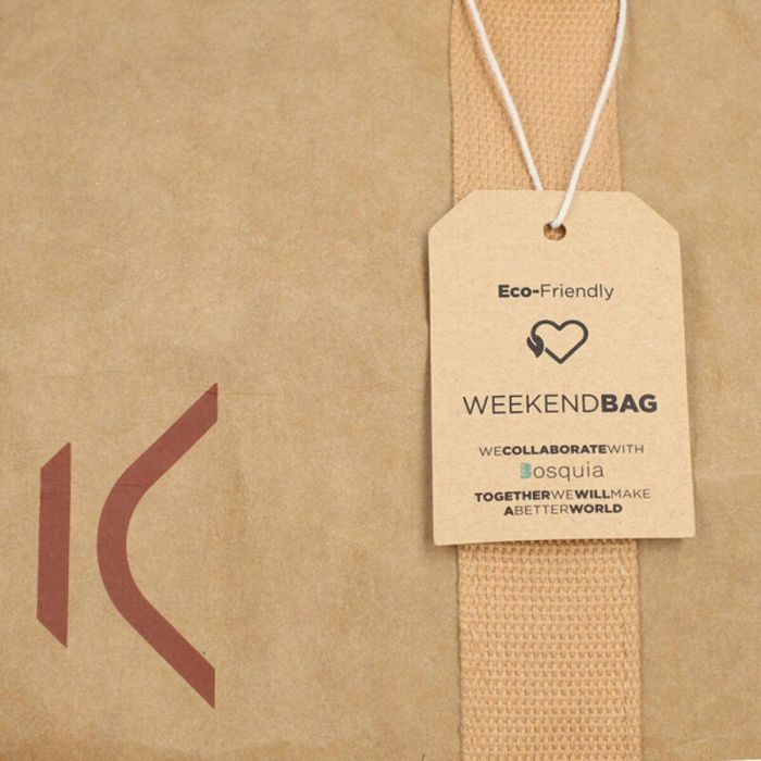 Bolsa de Viaje KSIX WeekendBag Marrón Eco-friendly papel kraft 4 Bolsa de Viaje KSIX WeekendBag Marrón Eco-friendly papel kraft 4
