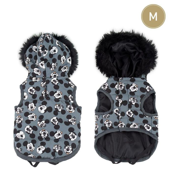 Abrigo para Perro Mickey Mouse Gris 6