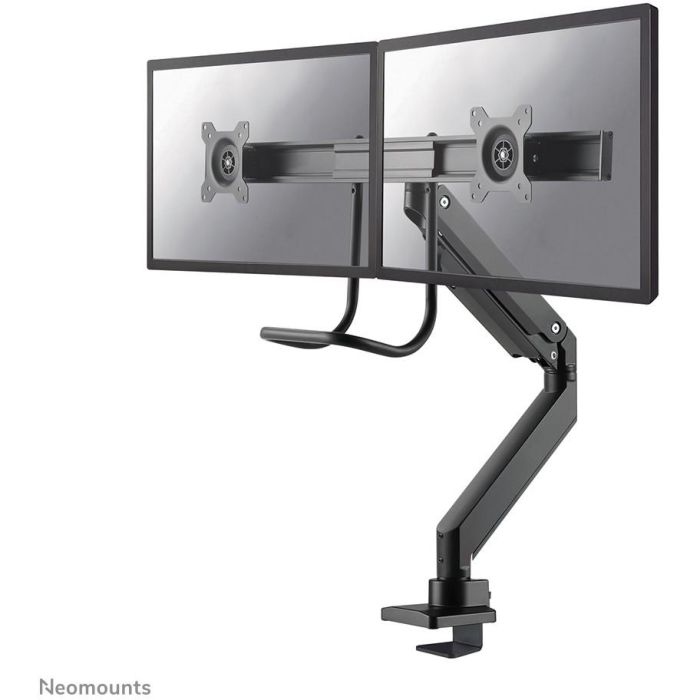 Neomounts NM-D775DXBLACK - Soporte de mesa para dos pantallas planas hasta 32" (81 cm) y 8 kg