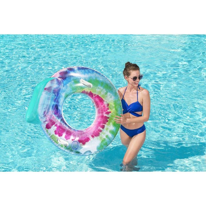 Boya - Bestway - Multicolor - Diámetro 117 cm - Con reposacabezas, asas y portavasos 7 Boya - Bestway - Multicolor - Diámetro 117 cm - Con reposacabezas, asas y portavasos 7