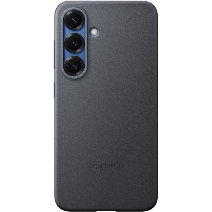 Samsung EF-VS931 Funda Kindsuit para Samsung Galaxy S25 6.2" de imitación piel color negro con protección contra caídas y rayones
