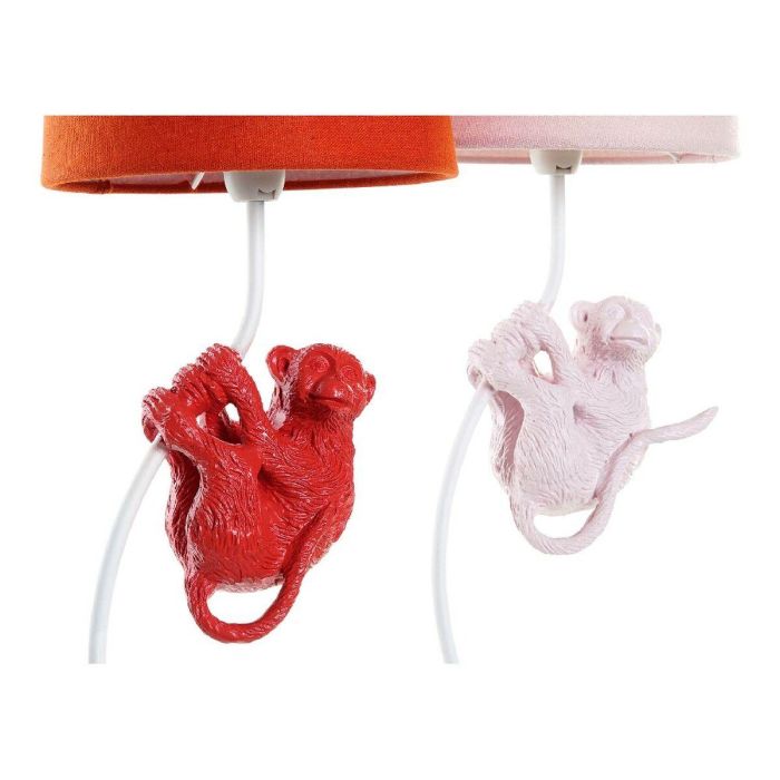 Lampara Sobremesa Moderno DKD Home Decor Naranja Rosa 17 x 53 x 19 cm (2 Unidades) 2 Lampara Sobremesa Moderno DKD Home Decor Naranja Rosa 17 x 53 x 19 cm (2 Unidades) 2