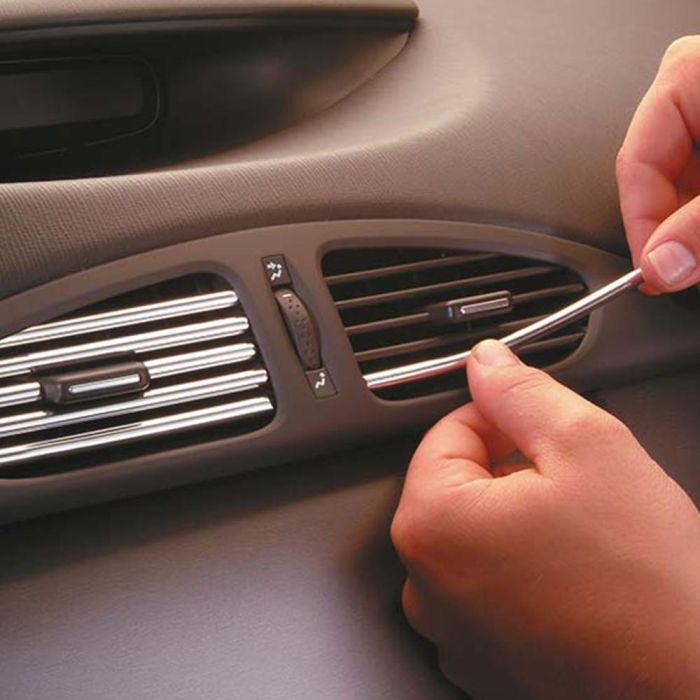 Foliatec FO33267 Tira Adhesiva Cromada 100 cm (5 Unidades) Universal para Coche, Parrilla y Salpicadero, Flexible 5