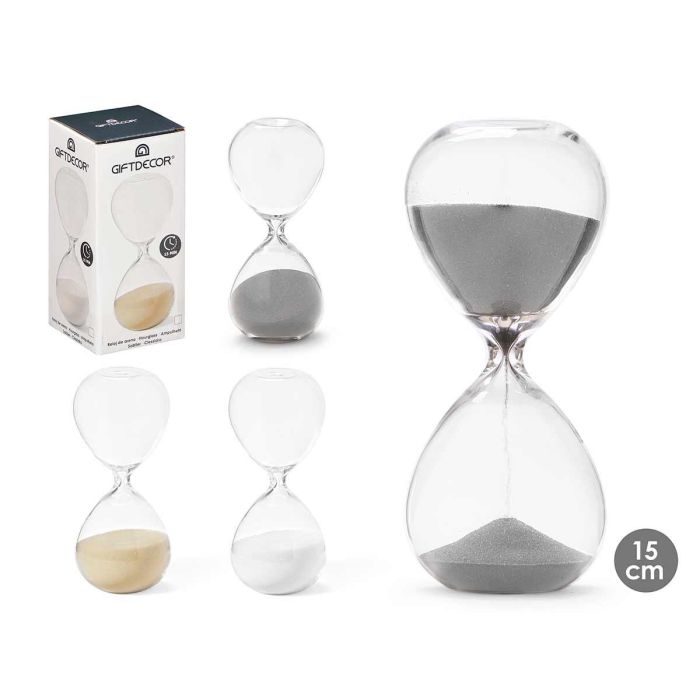 Reloj Arena 15Cm Surtidos Col Neutro 15 Min Aprox Giftdecor (24 Unidades) Reloj Arena 15Cm Surtidos Col Neutro 15 Min Aprox Giftdecor (24 Unidades)