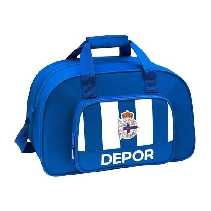 Bolsa de Deporte R. C. Deportivo de La Coruña Azul Blanco (40 x 24 x 23 cm) 2 Bolsa de Deporte R. C. Deportivo de La Coruña Azul Blanco (40 x 24 x 23 cm) 2
