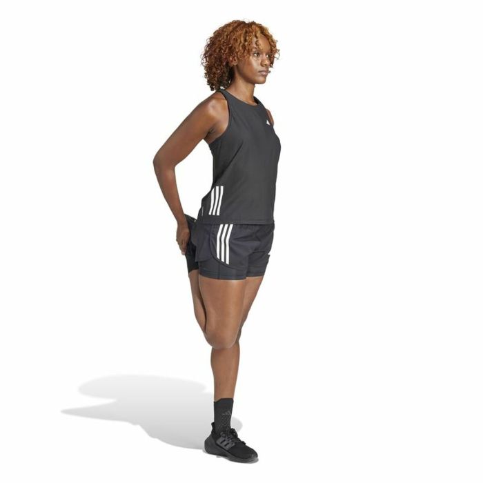 Pantalones Cortos Deportivos para Mujer Adidas Own the run 3S 2In1 3 Pantalones Cortos Deportivos para Mujer Adidas Own the run 3S 2In1 3