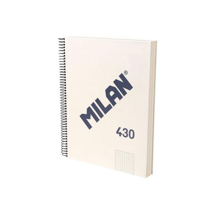 Bloc Milan 430 Since 1918 Tapa Extra A4 120H Cuadric.5X5 95G Beige 3 unidades