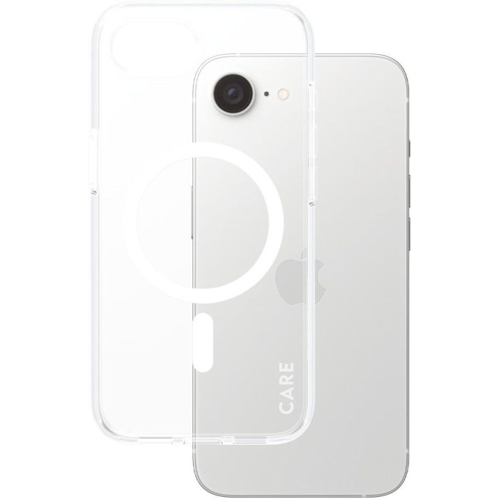 PanzerGlass 16e CARE Case Flagship Urban Combat MagSafe para iPhone 16 Clear