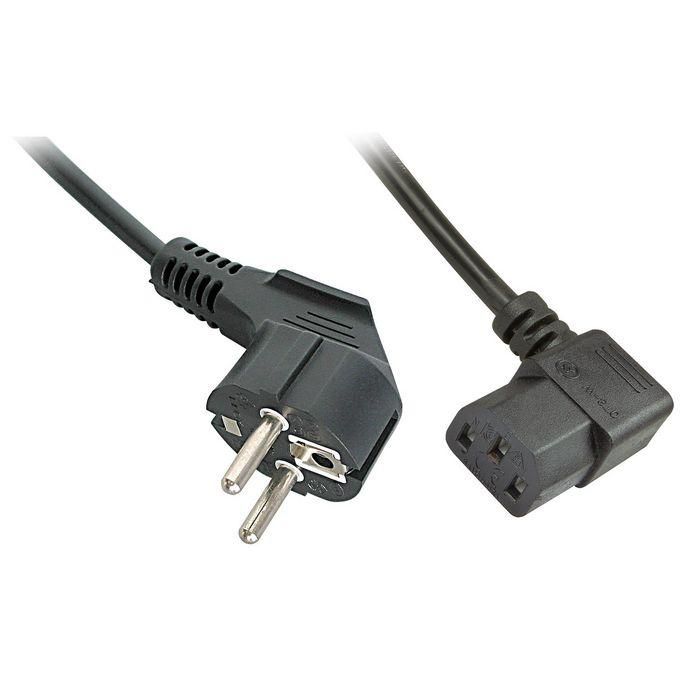 Lindy Schuko CEE 7/7 - IEC 320 C13, 5m, Black Lindy Schuko CEE 7/7 - IEC 320 C13, 5m, Black
