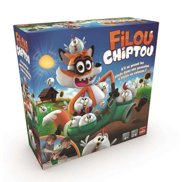 Goliath Filou Chiptou Juego de Mesa Infantil para Niños y Niñas a partir de 4 años con Zorro y Gallinas 3 Goliath Filou Chiptou Juego de Mesa Infantil para Niños y Niñas a partir de 4 años con Zorro y Gallinas 3