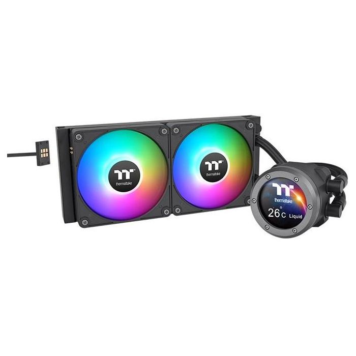 Thermaltake CL-W414-PL12SW-A Refrigeración Líquida CPU TH240 V2 Ultra EX ARGB All-In-One 240mm Negra